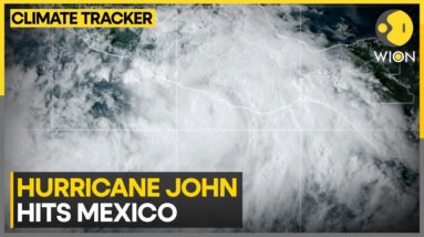 Hurricane John makes landfall in Mexico as Category 3 storm | WION Climate Tracker