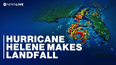 LIVE: Hurricane Helene makes landfall as category 4 storm