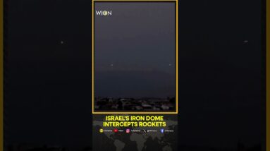 Israel's Iron Dome intercepts rockets near Israel-Lebanon border | WION Shorts