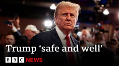 Donald Trump ‘safe and well’ after apparent assassination attempt | BBC News