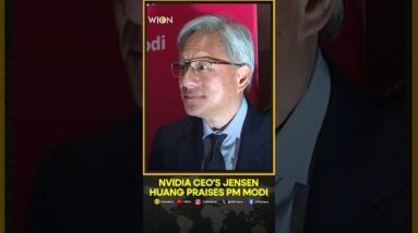 NVIDIA's CEO Jensen Huang Praises PM Modi, Calls Him 'An Incredible Student' | WION Shorts