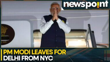 Indian PM Modi departs for Delhi after concluding a successful visit to US | WION Newspoint