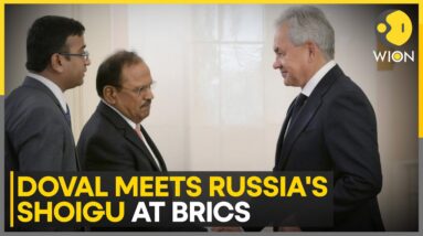 India's NSA Ajit Doval holds talks with Russian counterpart Sergei Shoigu at BRICS meet | WION News