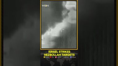 Israeli Military Releases Footage It Says Shows Strikes On Hezbollah Targets In Lebanon | WION