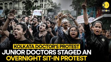 Kolkata Protests: Junior doctors stage overnight sit-in protest over rape, murder in Kolkata I WION