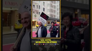 U.S. hotel workers on strike | World News | WION Shorts