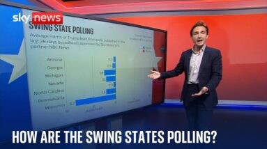 US election: How are the seven swing states polling?