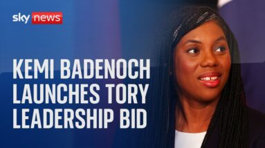 Watch live: Kemi Badenoch launches her leadership bid