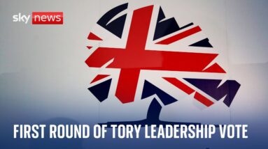 Watch live: Tory leadership first round of voting results