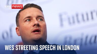 Watch live: Wes Streeting delivers speech on the NHS