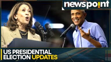 US Elections: Obama Hits Campaign Trail For Harris | Vance Stops For Town Hall In North Carolina