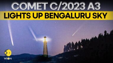 Comet C/2023 A3 Lights Up Bengaluru Sky With Spectacular Colours | WION Originals