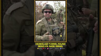 Hezbollah Tunnel Shaft Close to UN Post In Southern Lebanon, Israeli Army Says  | WION Shorts