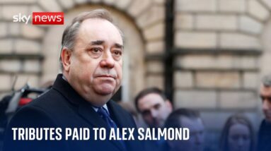 Alex Salmond: Tributes paid to former first minister of Scotland