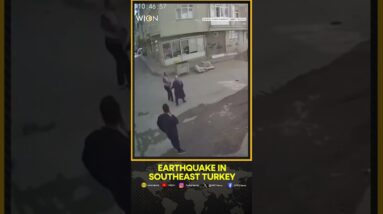 People Narrowly Avoid Falling Debris During Earthquake in Southeast Turkey | WION Shorts