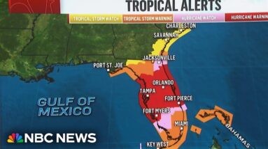 Hurricane Milton expected to ease a little before it makes Florida landfall