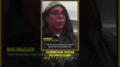 Rains, rough sea reported in Cuba as Hurricane Oscar pounds the country | WION Shorts | World News