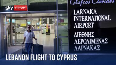 Live: Plane from Beirut arrives at Larnaca Airport carrying repatriated Cypriot citizens