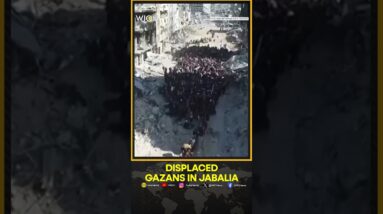 Israel-Hamas War: Drone Video Shows Displaced Gazans In Jabalia | WION Shorts