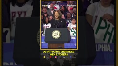 US Vice President Harris Energizes Gen Z Voters At Philadelphia Rally|WION Shorts