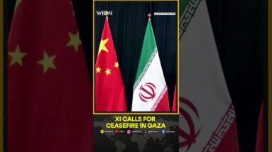 Chinese President Xi Meets Iranian President at BRICS Summit, Calls For Ceasefire In Gaza | WION