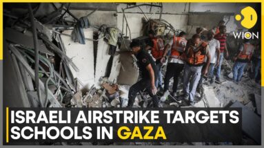 Israel-Gaza Conflict: School Housing Displaced Gazans Hit Central Gaza | World News | WION