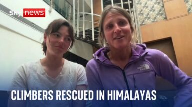 Himalayas: Climbers rescued after being trapped for days on mountain