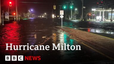 Hurricane Milton makes landfall in Florida, US | BBC News