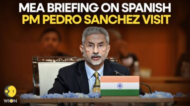 Ministry Of External Affairs Special Briefing On Pedro Sanchez Visit To India | S Jaishankar LIVE