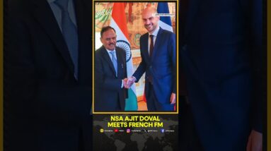 NSA Ajit Doval Meets French FM: Discusses European and Middle East Conflicts