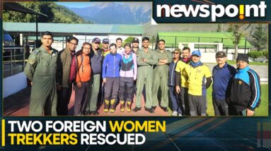 Two Foreign Trekkers Stuck In Himalayas, Uttarakhand Rescued | Newspoint | World News | WION