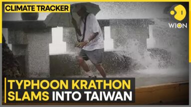 Krathon Makes Landfall As Category 1 Typhoon | WION Climate Tracker