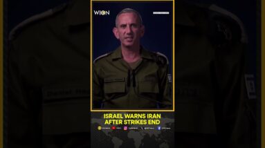 Israel Attacks Iran: Israeli Military Announces Completion Of Strikes In Iran | WION Shorts