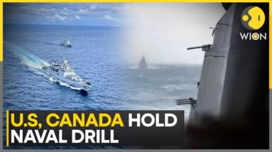 US, Canada Hold Naval Drill; USS Higgins HMCS Vancouver Sail Through Taiwan Strait | WION