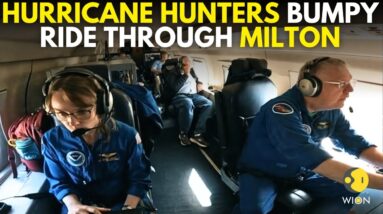 Hurricane Milton LIVE: NOAA's Hurricane Hunters Take Rough Ride Through Monster Milton | USA NEWS