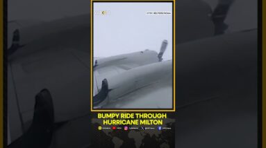 “Hurricane Hunters” from NOAA Faced Violent Turbulence As They Flew Through Hurricane Milton