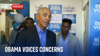 US election 2024: Barack Obama calls on more black men to vote for Kamala Harris