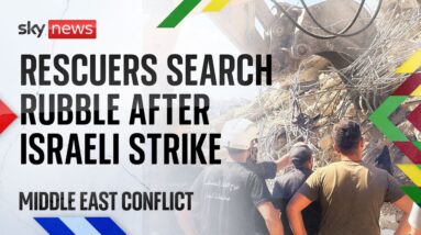 Search and rescue operation after Israeli airstrike near Sidon | Israel-Hezbollah conflict