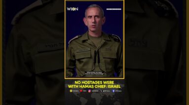 Israeli army spokesperson says no hostages were with Hamas Chief Yahya Sinwar | WION Shorts