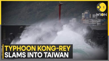 Taiwan: Typhoon 'Kong-Rey' Is The Largest Typhoon In Three Decades | World News | WION