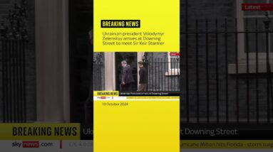 President Zelenskyy arrives at Downing Street