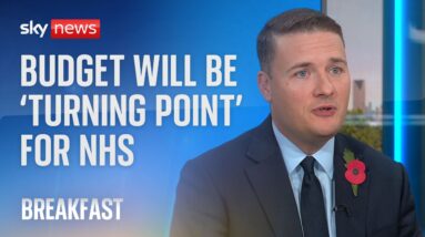 Health secretary admits patients will be 'waiting on trolleys' this winter | Budget 2024