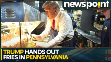 US Elections: Trump Hands Out French Fries In Pennsylvania | Harris Visits Georgia Churches | WION