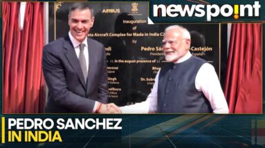 Spanish PM In India: Spamish PM Sanchez Arrives In Vadodara, To Visit Iconic Lakshmi Vilas Palace