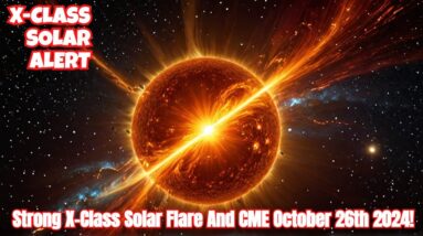 Strong X-Class Solar Flare And CME October 26th 2024!