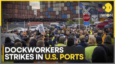 US dockworkers strike, halting half the nation's ocean shipping | USA News | World News | WION