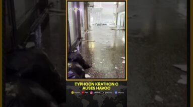 Typhoon Krathon Trashes Shopping District In Taiwan | World News | Wion