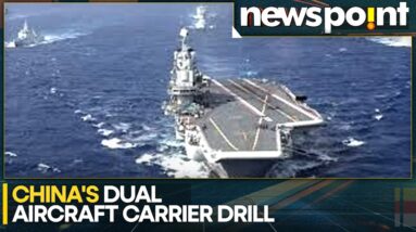 First Time Dual Aircraft Carrier Formation Exercise In South China Sea | Newspoint | WION