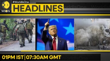 Trump Battles Mic Problems At Rally | J&K: Two terrorists killed | WION Headlines