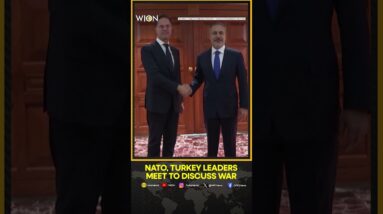 NATO And Turkey Leaders Meet To Explore Ways To End War In Ukraine | WION Shorts